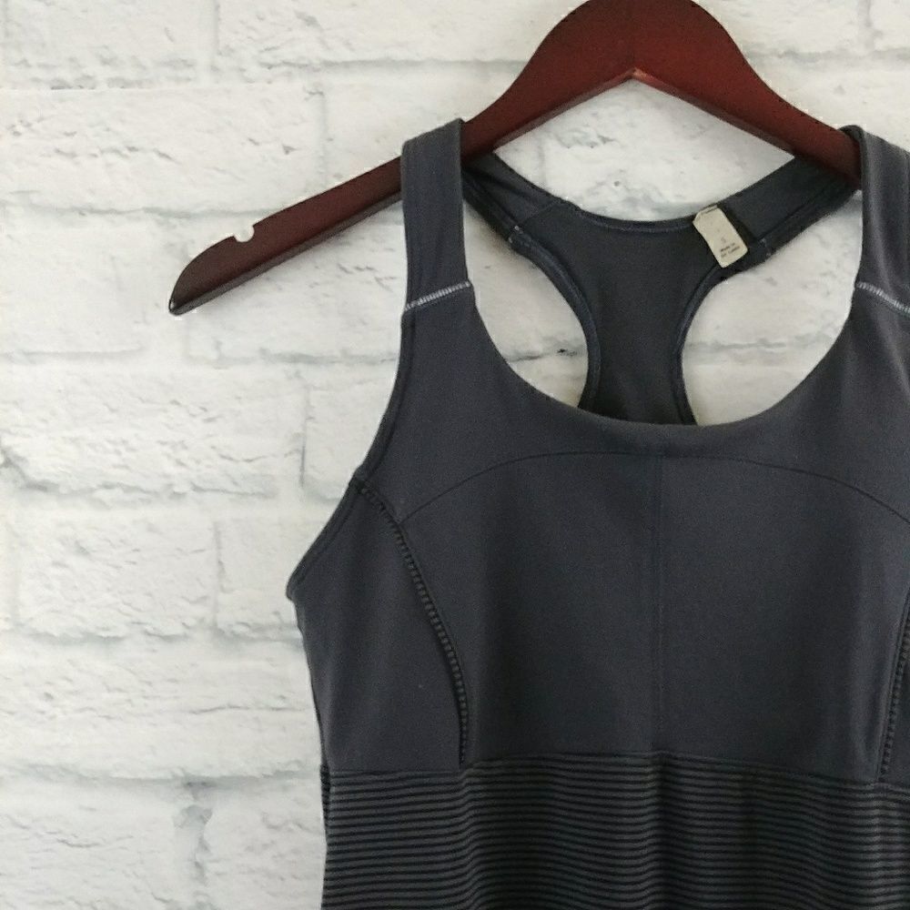 Athleta Skills & Drills Tank Top Gray Small Fit - Picture 3 of 6